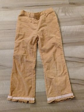 Gymboree Kitty Glamour Kitty Pocket Pant Ruffle Hem Size 5T FLAW (K)